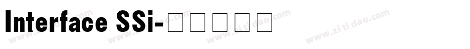 Interface SSi字体转换